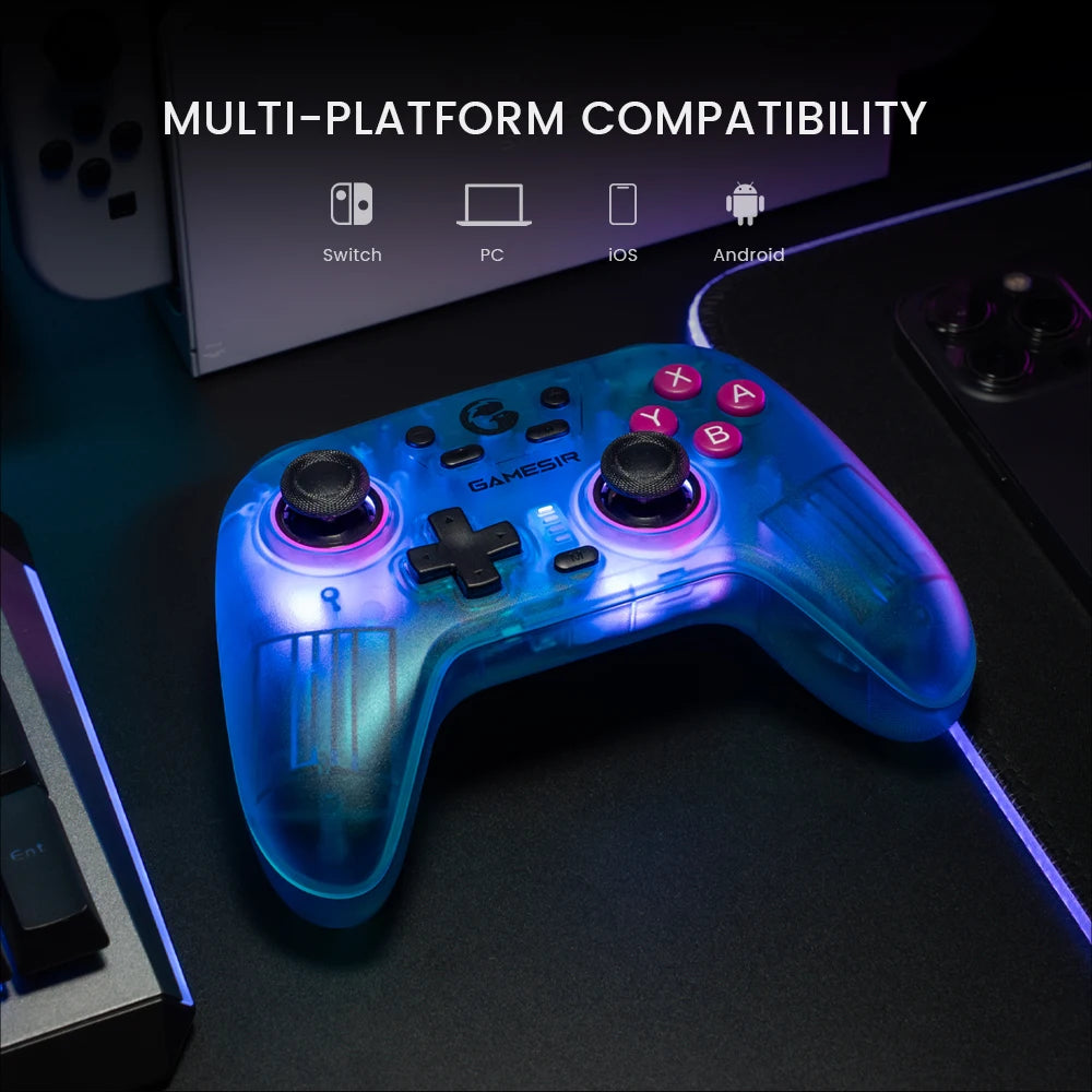 GameSir Nova – Bezprzewodowy Kontroler Bluetooth do Nintendo Switch, PC, iOS i Android