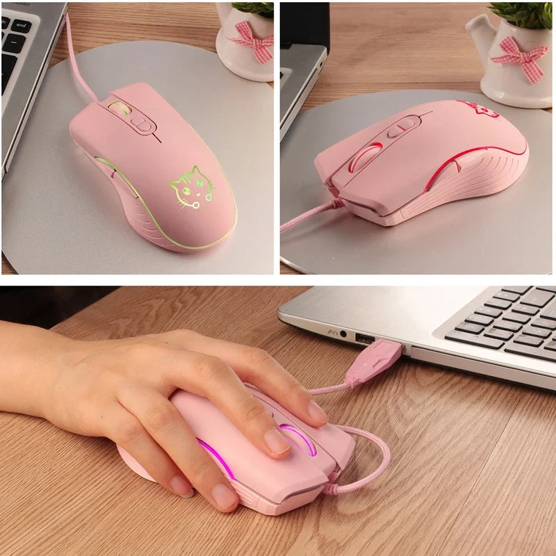 KittyVibe RGB – Mysz dla graczy z podświetleniem RGB