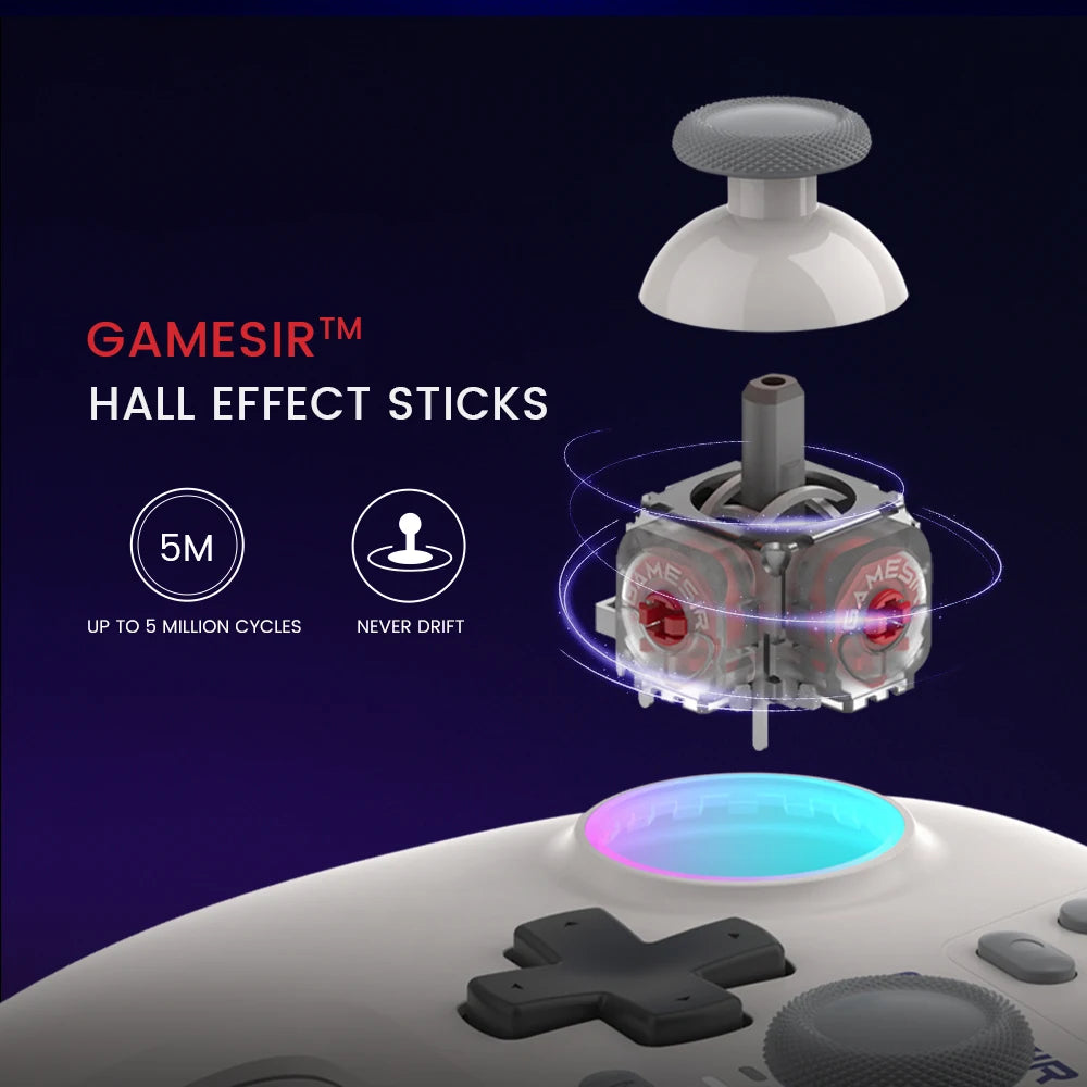 GameSir Nova – Bezprzewodowy Kontroler Bluetooth do Nintendo Switch, PC, iOS i Android