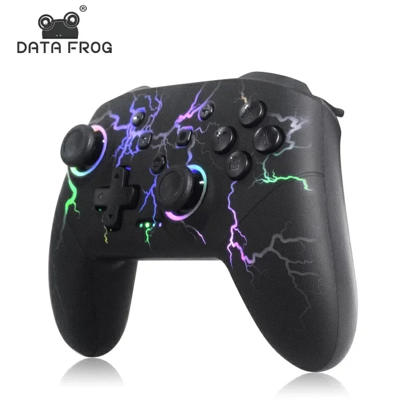 DATA FROG S80 – Bezprzewodowy Kontroler do Nintendo Switch / OLED / Lite / PC z RGB i Turbo