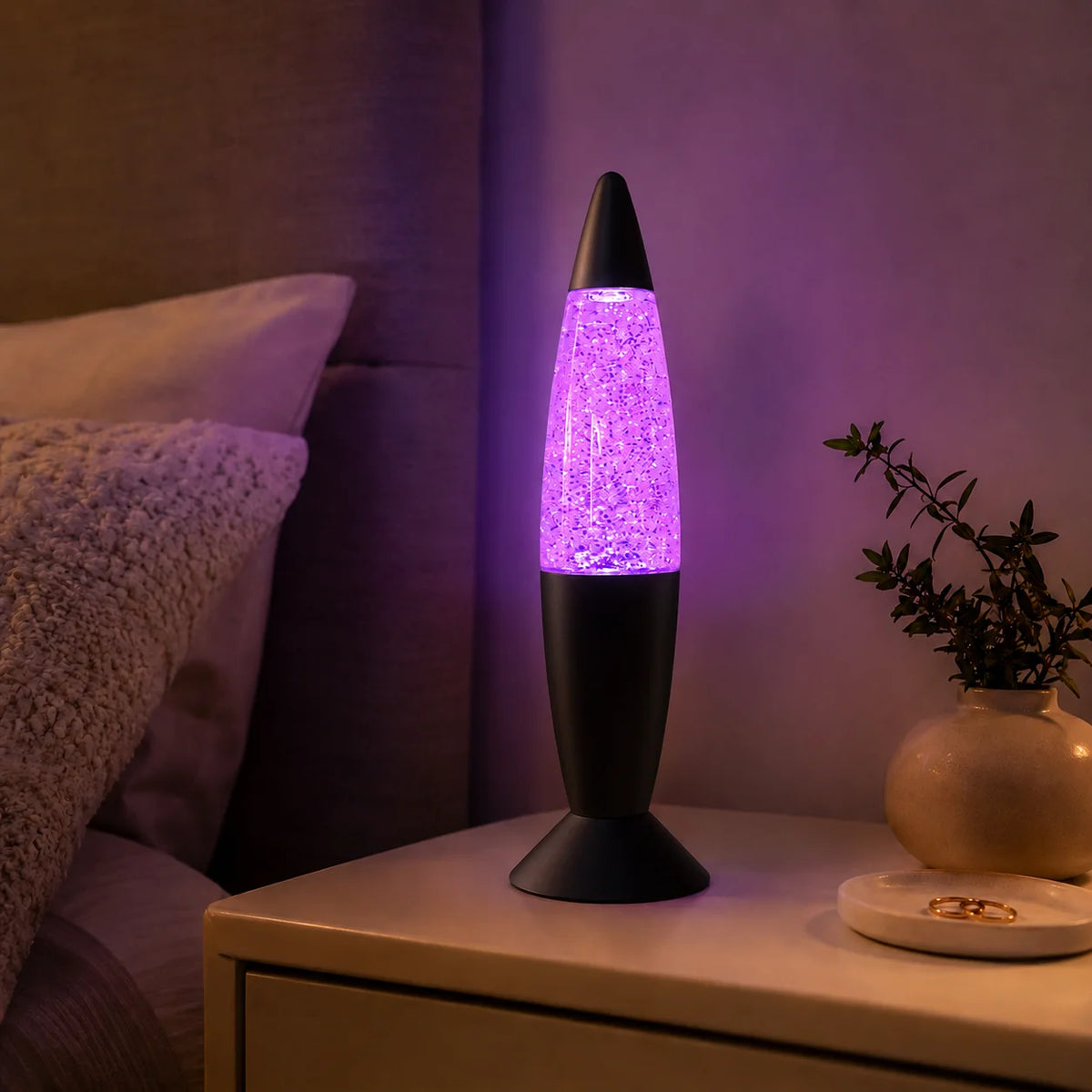 Lampka Rakieta LED RGB USB — Automatyczna Zmiana Kolorów, Lampka Nocna na Biurko Gaming